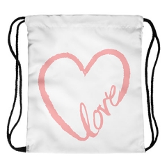 Drawstring bag love2