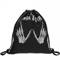 Drawstring bag WHATEVER SKULL