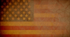 脖套斑驳的美国国旗Mottled American flag