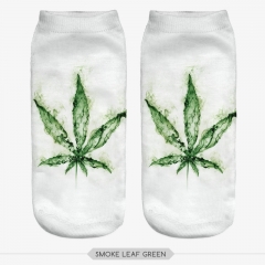 socks SMOKE LEAF GREEN