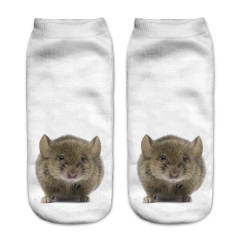 socks gray mouse
