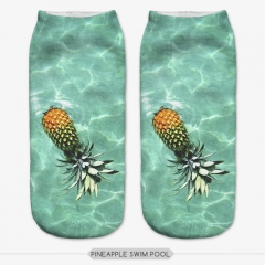 socks pineapple pool