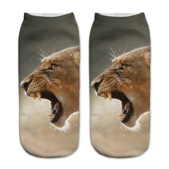 短袜怒吼的豹子图案arghh puma