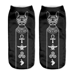 socks egyptian cat and symbols