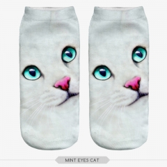 socks MINT EYES CAT