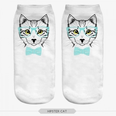 socks HIPSTER CAT