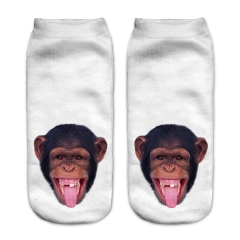 socks smiling monkey head