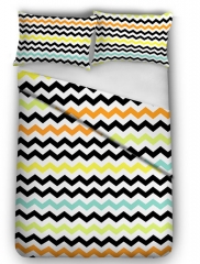 bedding ZIGZAG BLACK