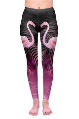 Leggings dark flamingo