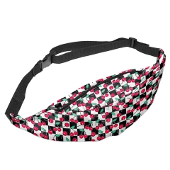 Belt bag cherry chessboard