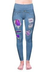 High waist leggings galaxy