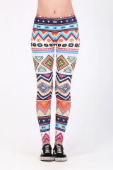 leggings ethnic zig zag