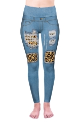 High waist leggings leopard