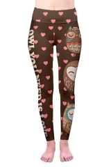 High waist leggings owl you need is love