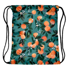 Drawstring bag rich apricot