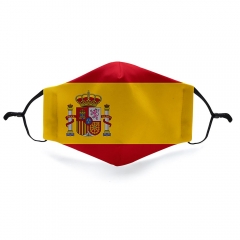 Mask Spanish flag