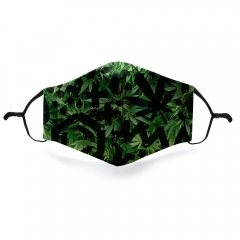 Mask Cannabis leaf