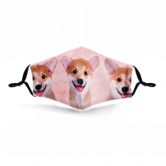 Kid's Masks cute corgi marble