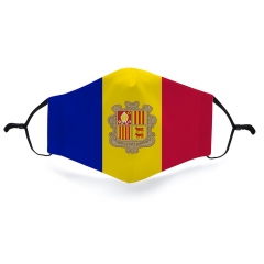 Mask Andorra flag