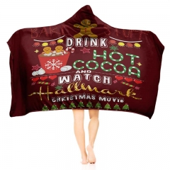 Hoodie blanket cocoa movies