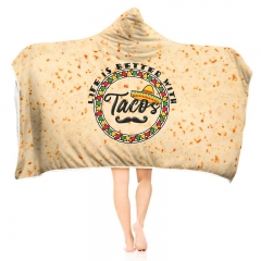 Hoodie blanket  tacos