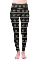 High waist leggings fluffy snow