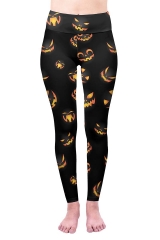 High waist leggings pumpkin lamp