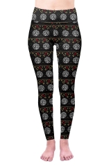 High waist leggings fluffy snow