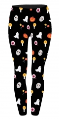 Leggings Black Halloween