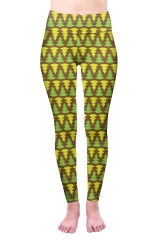 High waist leggings christmas trees