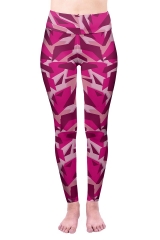 High waist leggings geometric figure