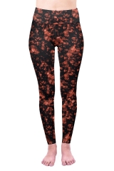 High waist  leggings red blood cell