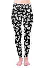 High waist leggings loving heart