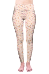 High  waist leggings shivering flower