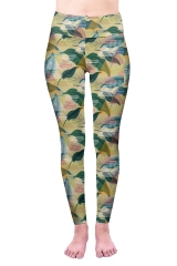 High waist leggings fallen leaves