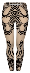 3D print leggings tattoo tribal