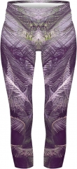 Capri leggings leaves