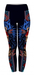 High waist leggings indian wolf