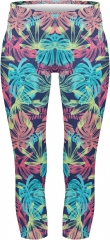 Capri leggings leaves