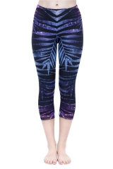 Capri leggings  leaf