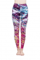 leggings JUST RUN COLORFUL MARBLE