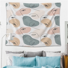 Tapestry minimal figurative pattern