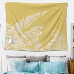 Tapestry Yellow banana leaf