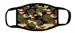 One layer mask  with edge  camouflage camping