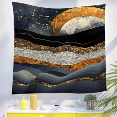 Tapestry metallic mountains