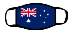 One layer mask  with edge Australian flag