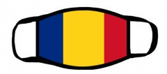 One layer mask  with edge Romania flag