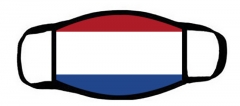 One layer mask  with edge Netherlands flag