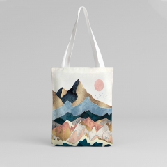 Hand bag golden peaks