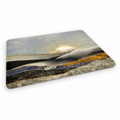 Mouse pad morning sun framed mini art